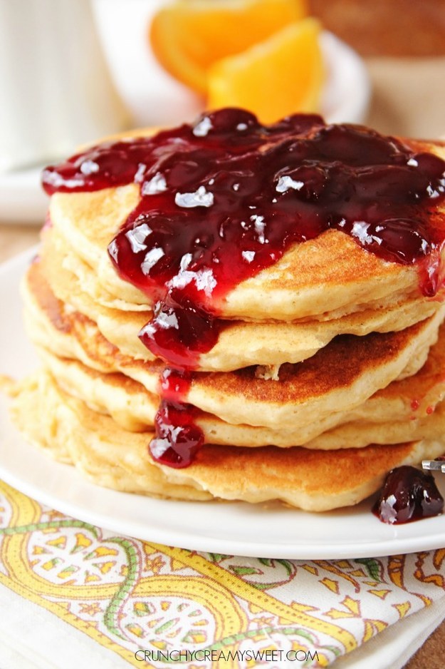 PB &amp; J Pancakes