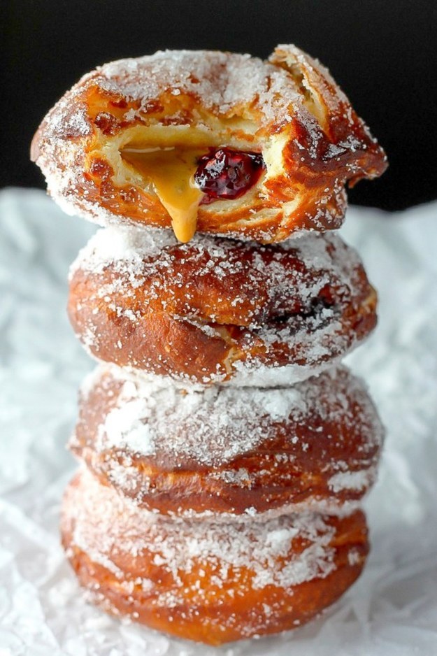 PB &amp; J Doughnuts