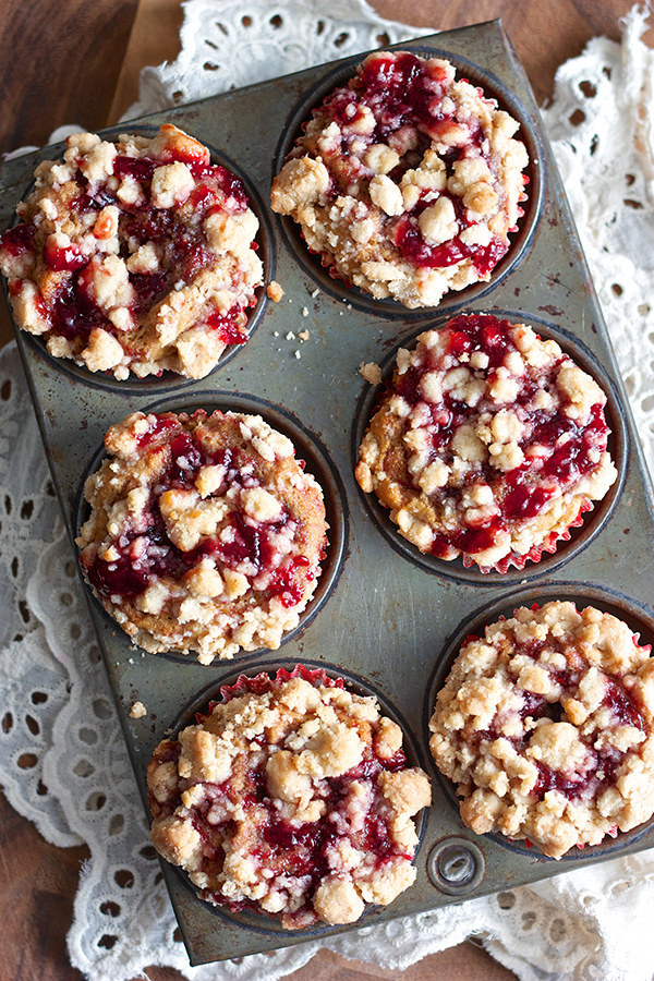 PB &amp; J Muffins