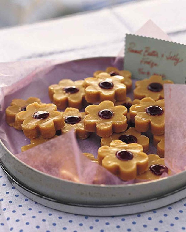 PB &amp; J Fudge