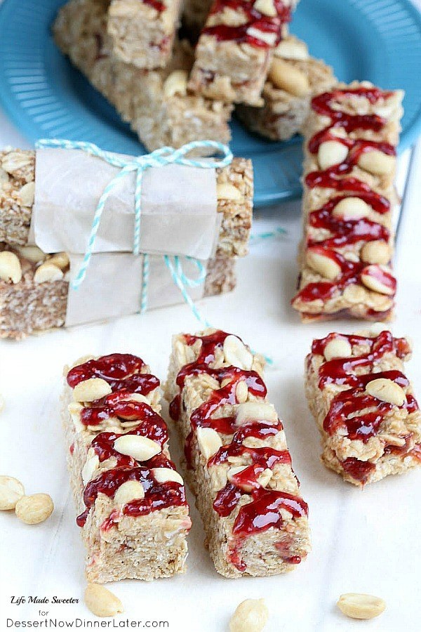 PB &amp; J Granola Bars
