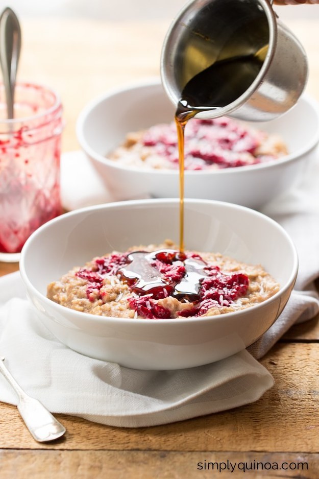 PB &amp; J Oatmeal