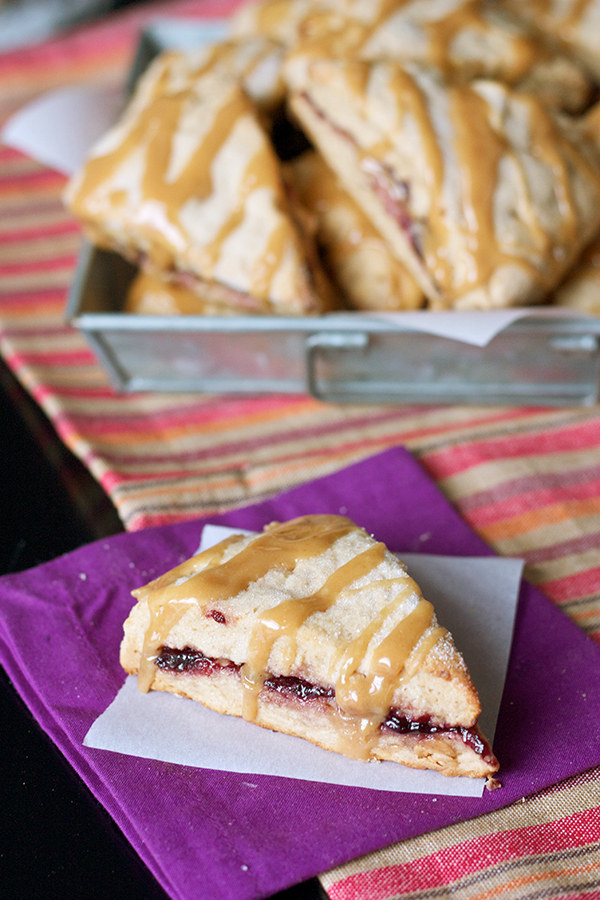 PB &amp; J Scones