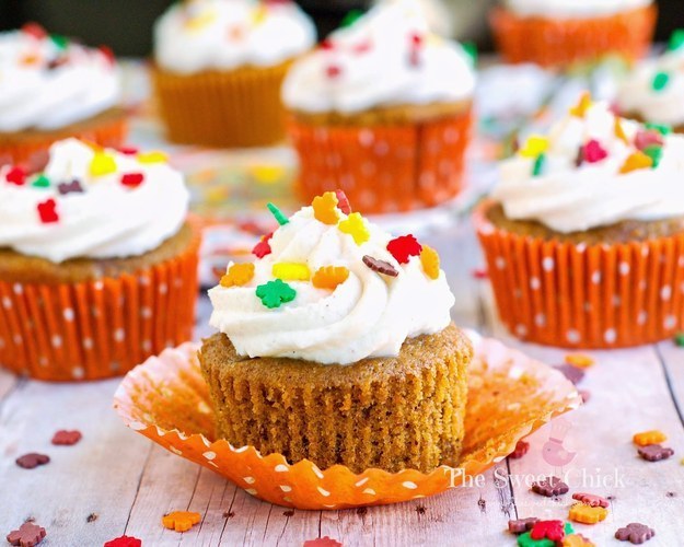 Spiced Butternut Squash Cupcakes