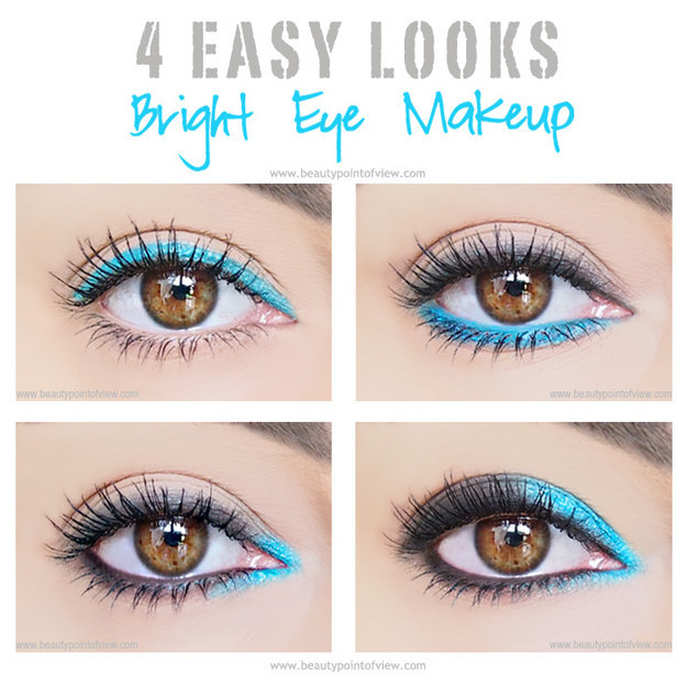 Play around with a bright AF eyeliner.