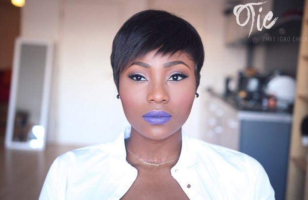 Maybe you're more of a ~lip~ person. Wear this insanely beautiful purple lipstick and you'll feel like a total badass.