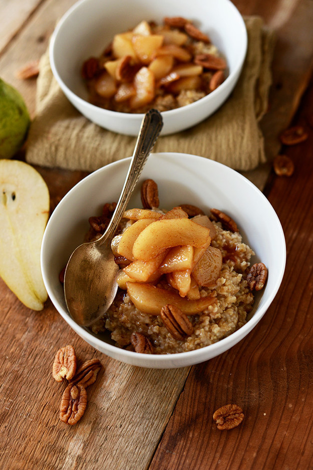 Brown Sugar Pear Steel Cut Oats