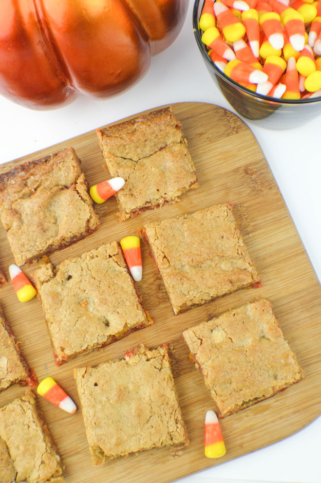 Candy Corn Blondies