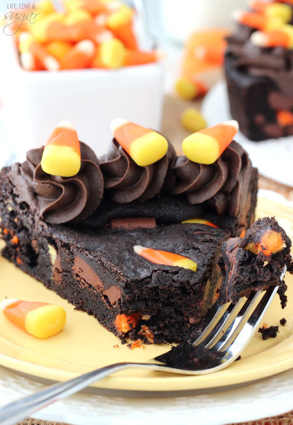 Candy Corn Chocolate Chip Cookie Cake