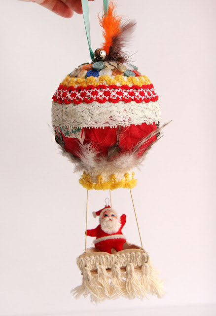 Or make your own airborne Santa.