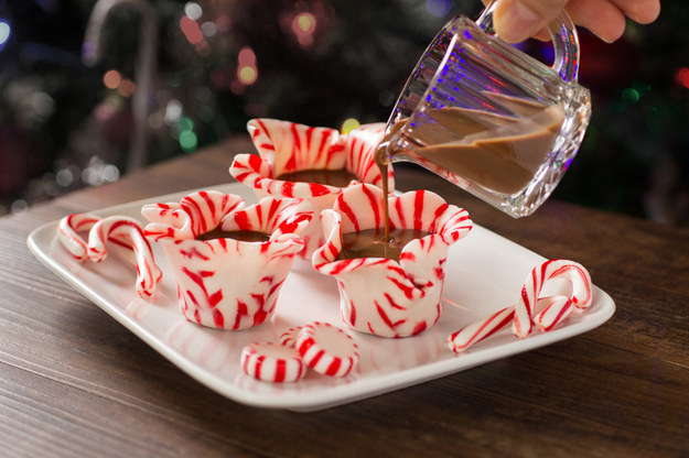 Peppermint Candy Shot Glasses
