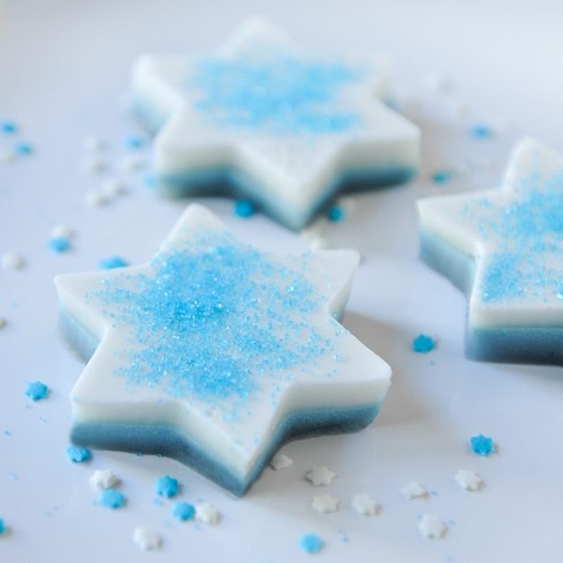 Coconut Blueberry Stars of David