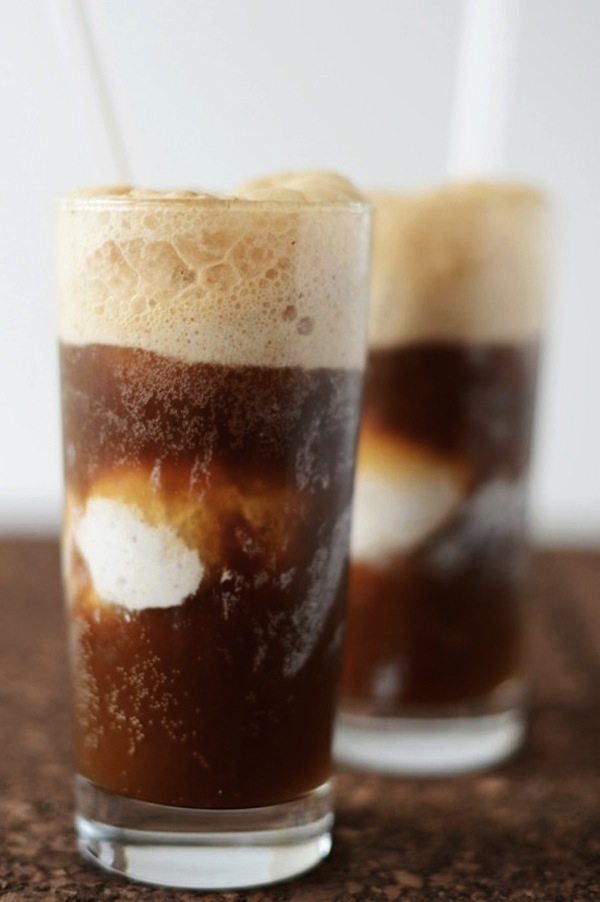 Ice cream floats don't care that it's hot. They are tall, brave, and fearless in the face of high temperatures.