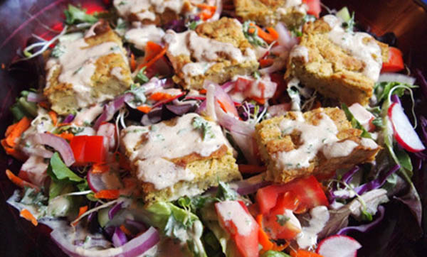 Vegan Falafel Salad