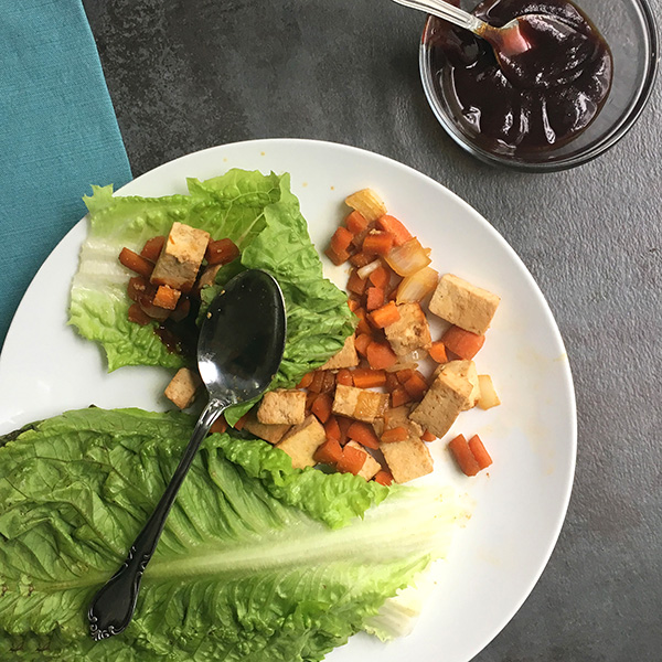 baked lettuce wraps